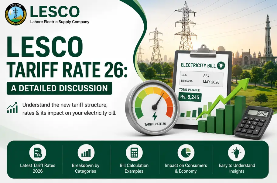LESCO Tariff Rate 1 lesco tariff